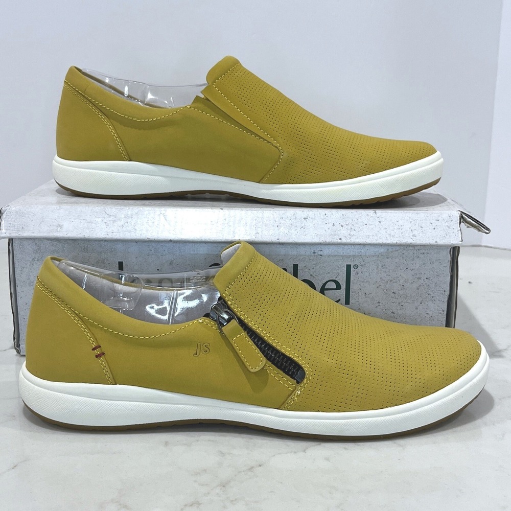 Josef Seibel Shoes EU 41 (10 -10.5) Caren Loafer Yellow Slip On Comfort Low Top